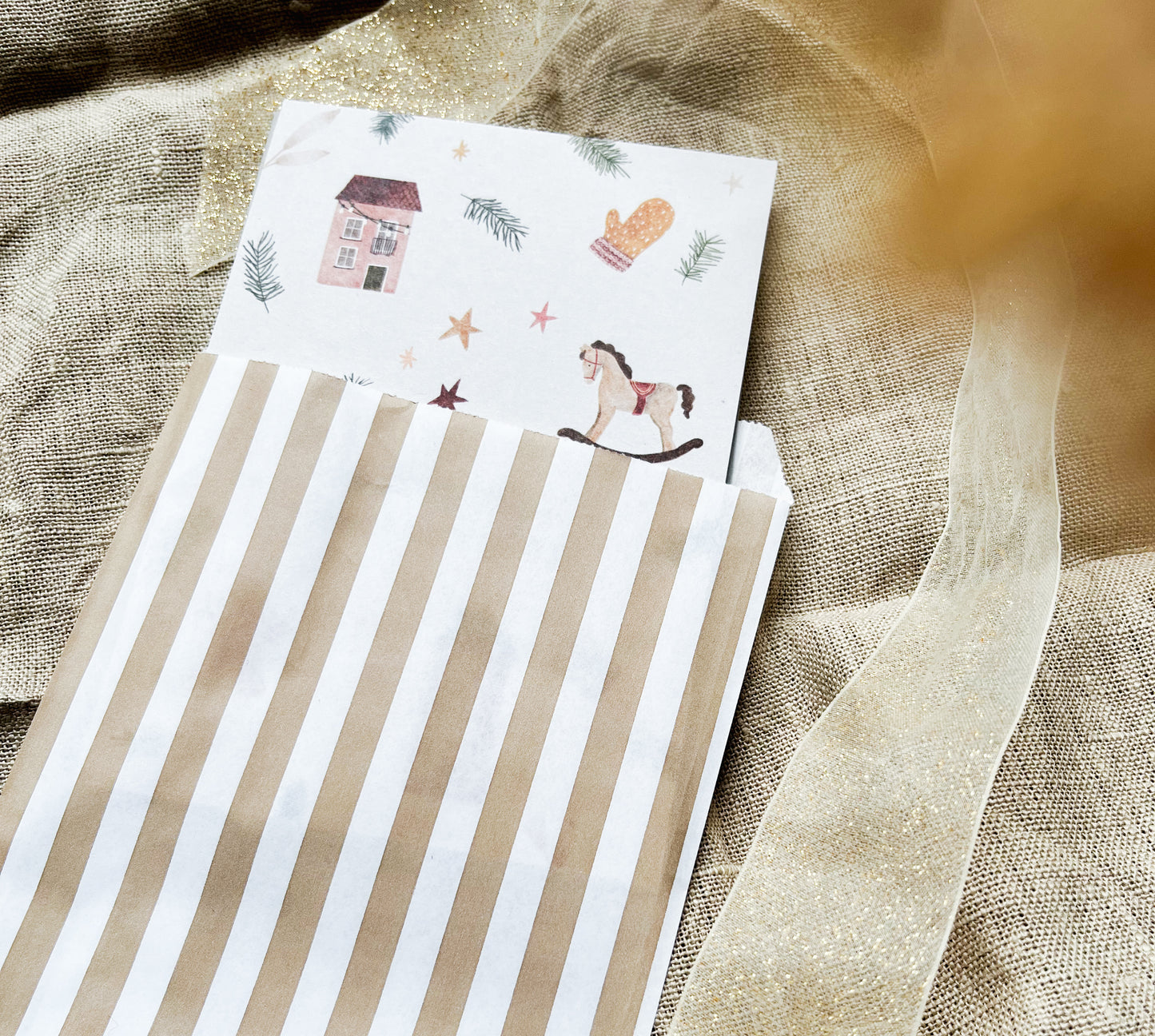 Weihnachtskarten Set / 6er Kartenset