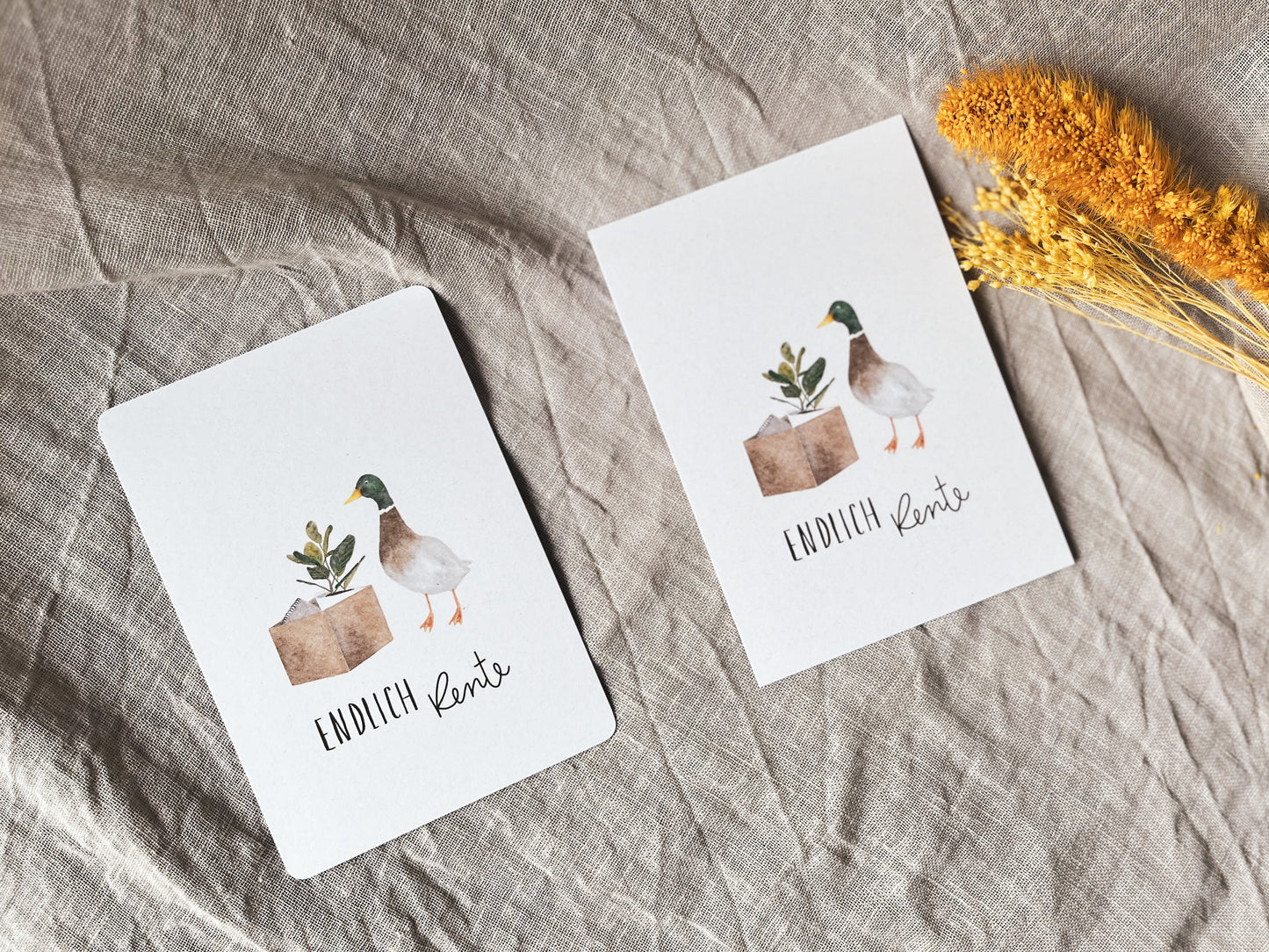 Karte Ruhestand Endlich Rente (Postkarte A6)