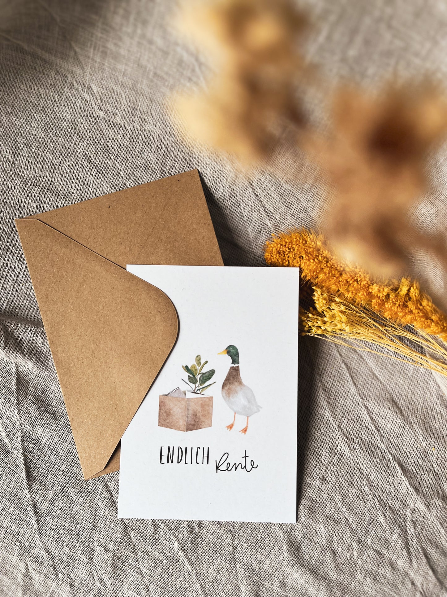Karte Ruhestand Endlich Rente (Postkarte A6)