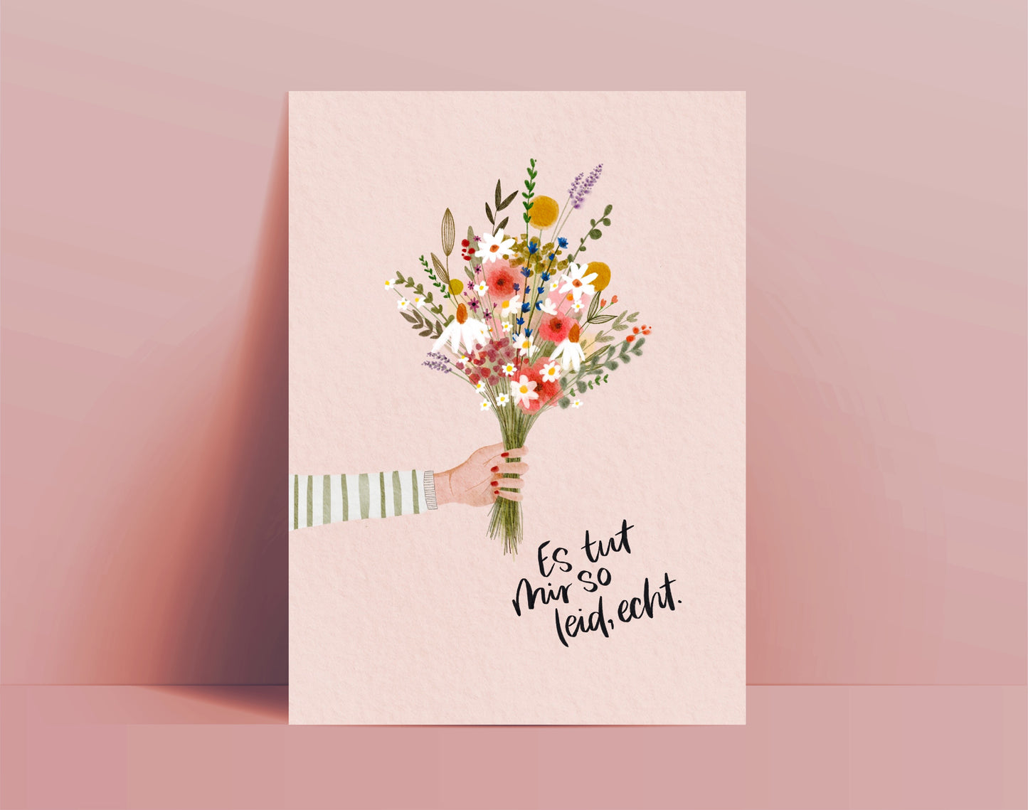 Karte Entschuldigung Es tut mir leid (Postkarte A6)