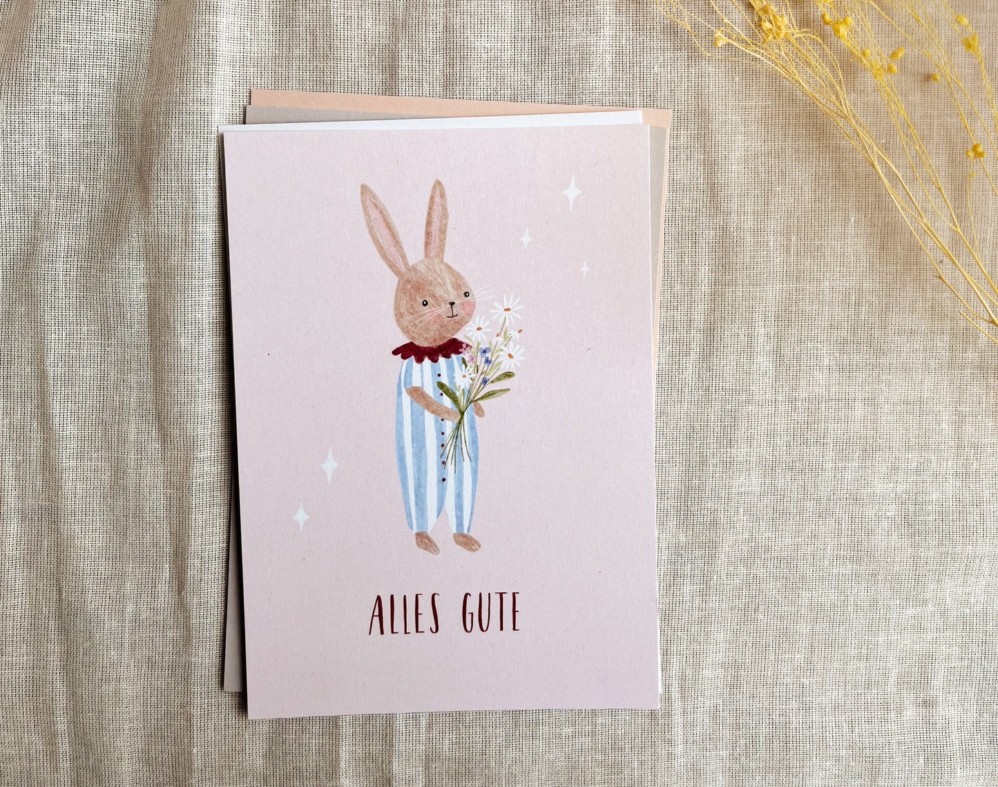 Geburtstagskarten Set / 4er Kartenset