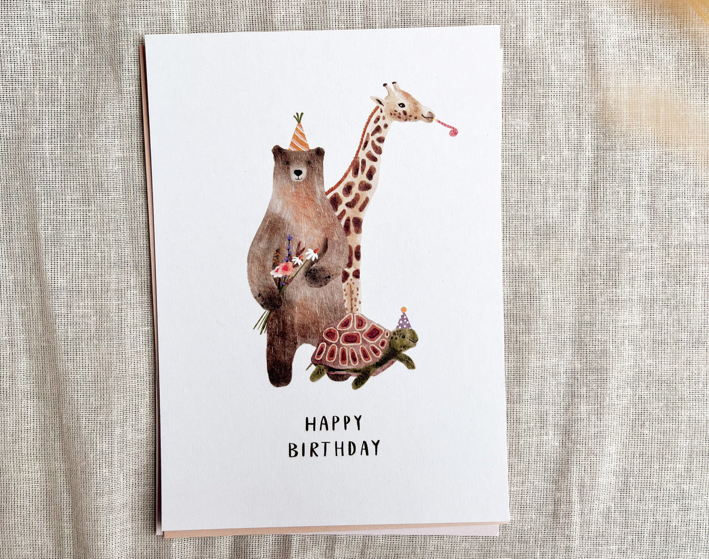 Geburtstagskarten Set / 4er Kartenset