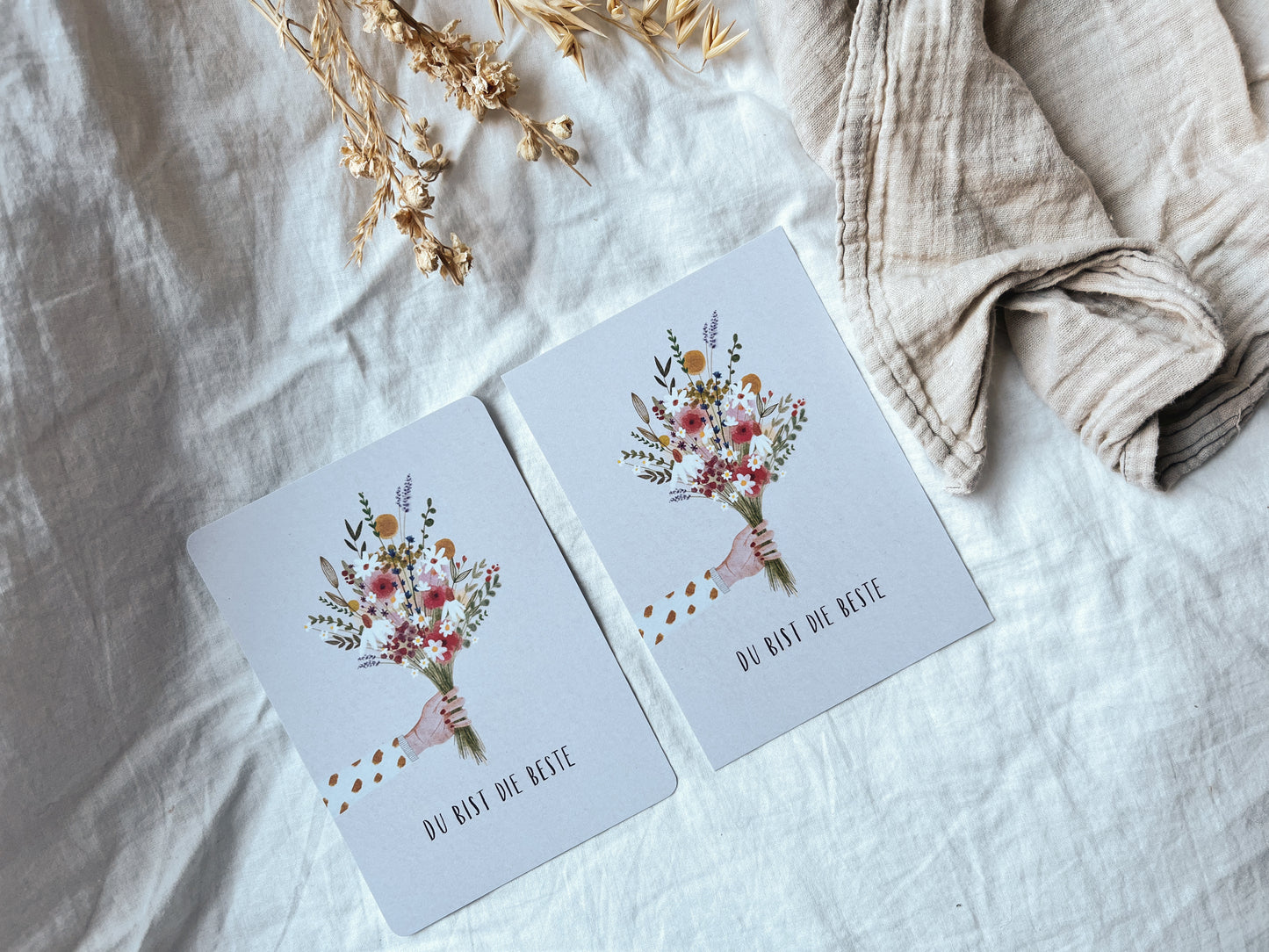 Karte Muttertag Du bist die Beste (Postkarte A6)