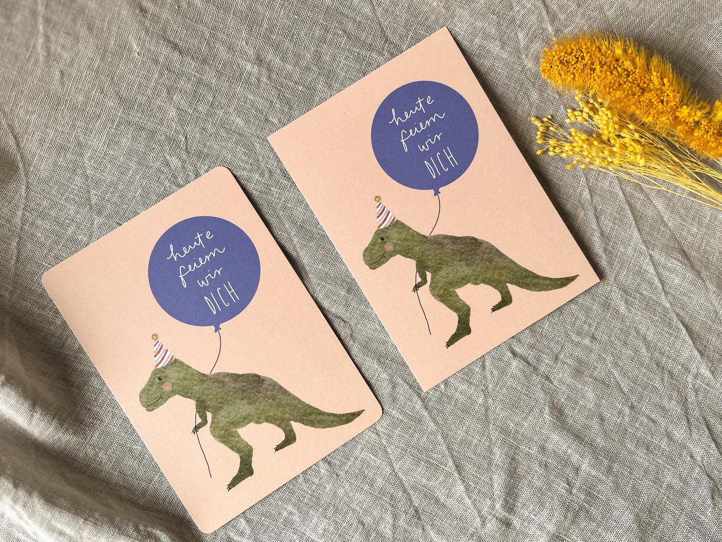 Geburtstagskarte Heute feiern wir dich (Postkarte A6)