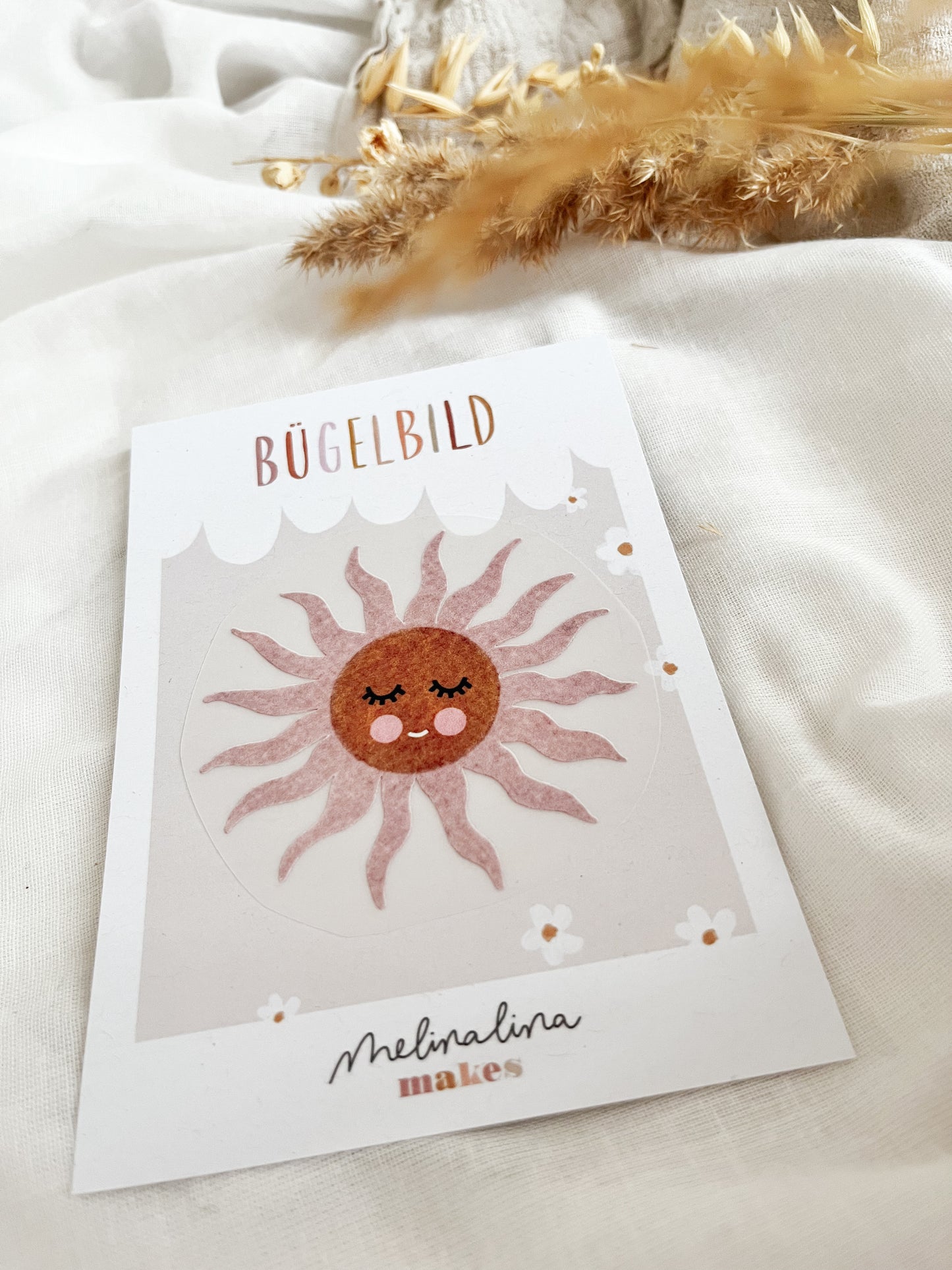 Bügelbild Sonne – Tarot & Astrologie Patch zum Aufbügeln