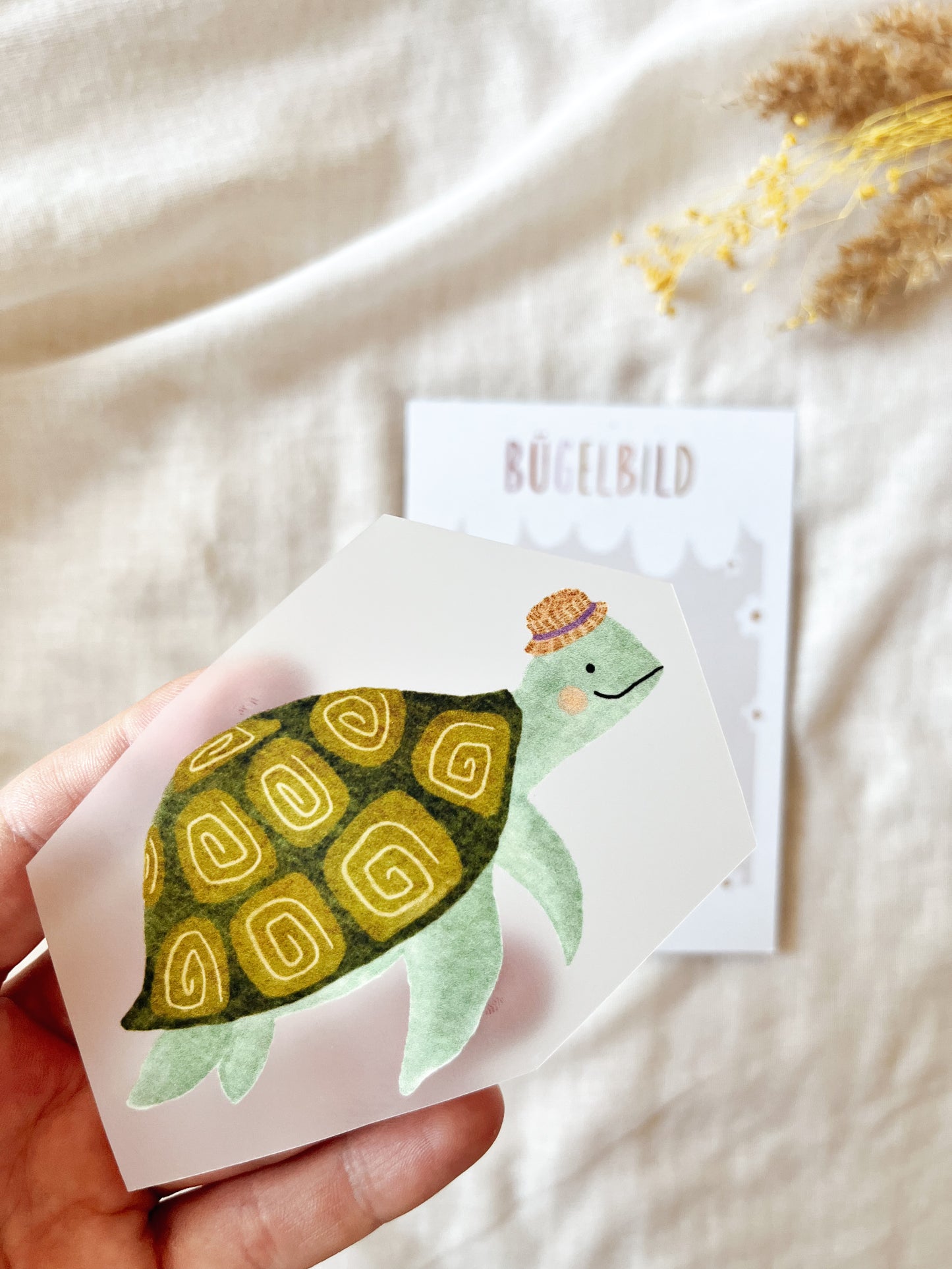Bügelbild Schildkröte Bügelpatch zum Aufbügeln