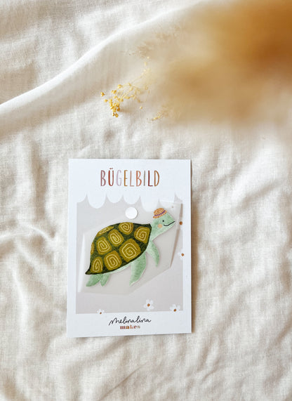 Bügelbild Schildkröte Bügelpatch zum Aufbügeln