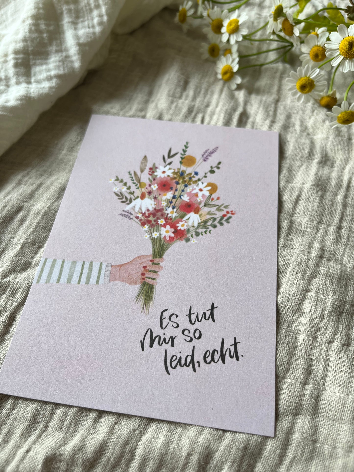 Karte Entschuldigung Es tut mir leid (Postkarte A6)