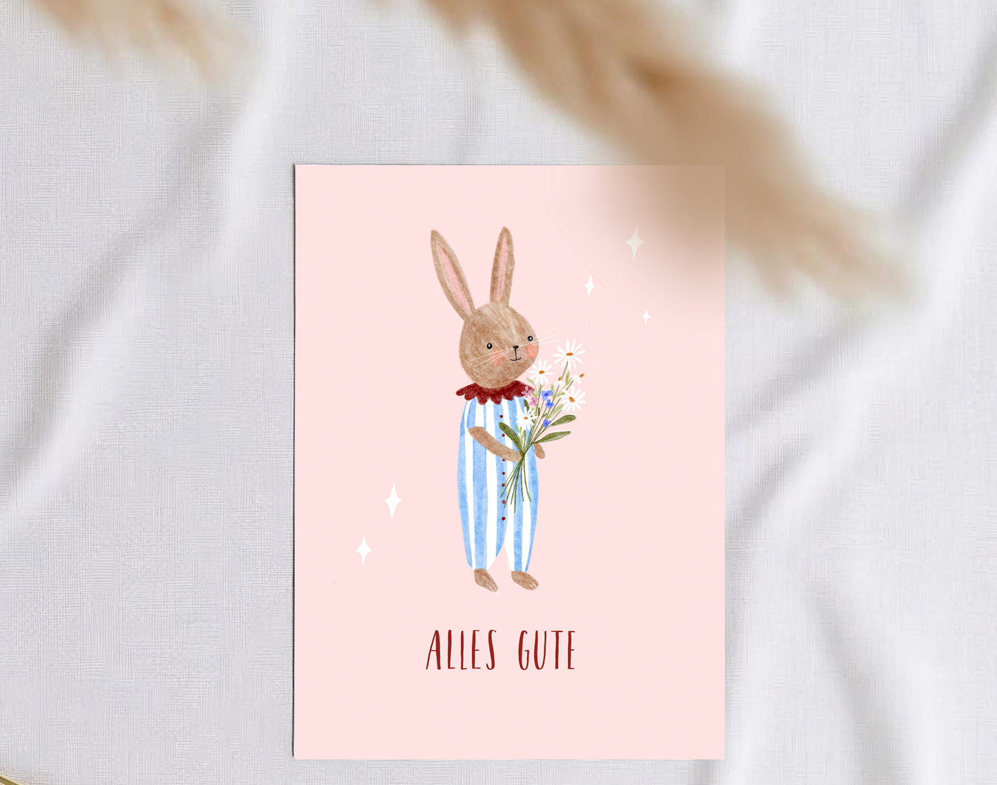 Karte Alles Gute Hase (Postkarte A6)
