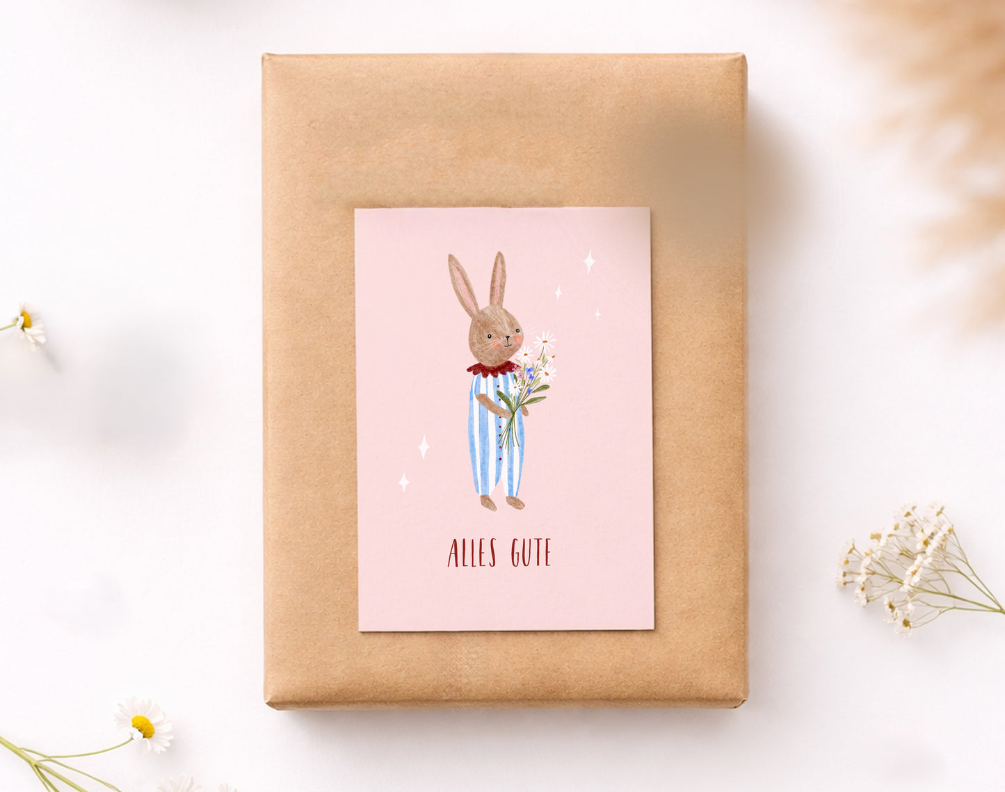Karte Alles Gute Hase (Postkarte A6)