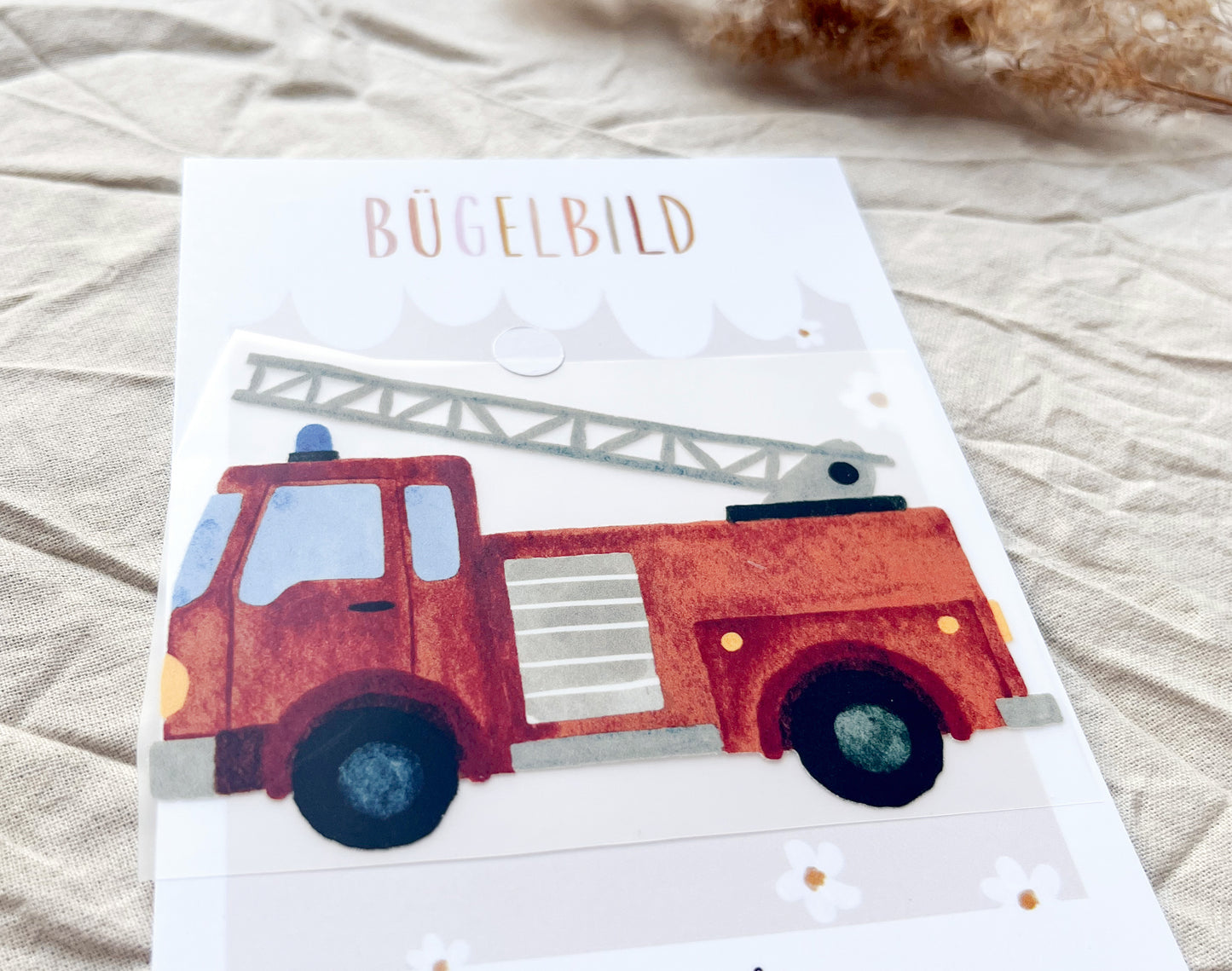 Bügelbild Feuerwehr /  Bügelpatch zum Aufbügeln