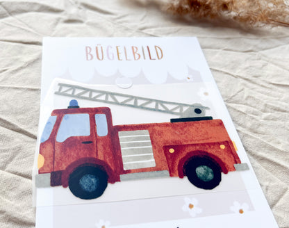 Bügelbild Feuerwehr /  Bügelpatch zum Aufbügeln