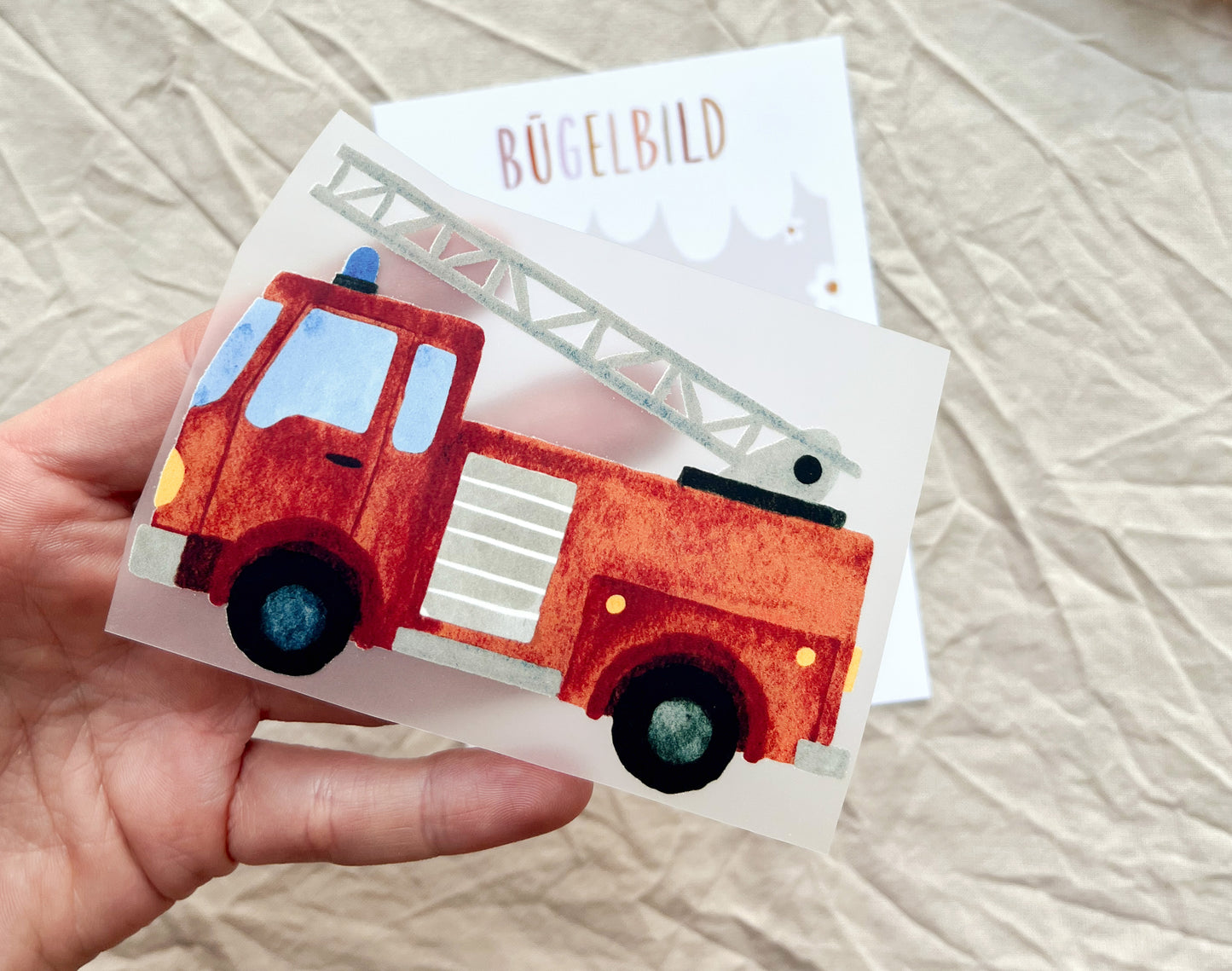Bügelbild Feuerwehr /  Bügelpatch zum Aufbügeln