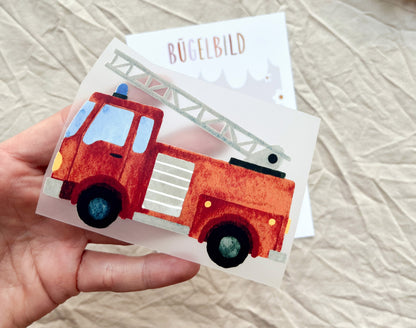 Bügelbild Feuerwehr /  Bügelpatch zum Aufbügeln