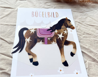 Bügelbild Pferd /  Bügelpatch zum Aufbügeln