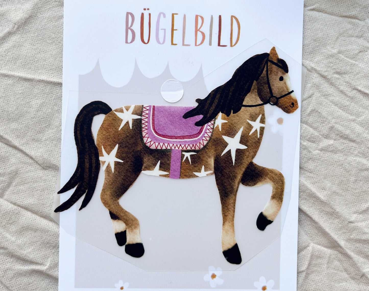 Bügelbild Pferd /  Bügelpatch zum Aufbügeln