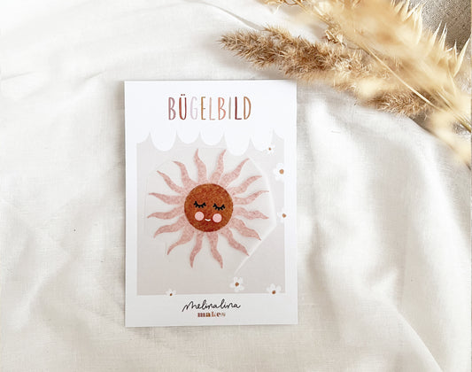 Bügelbild Sonne – Tarot & Astrologie Patch zum Aufbügeln