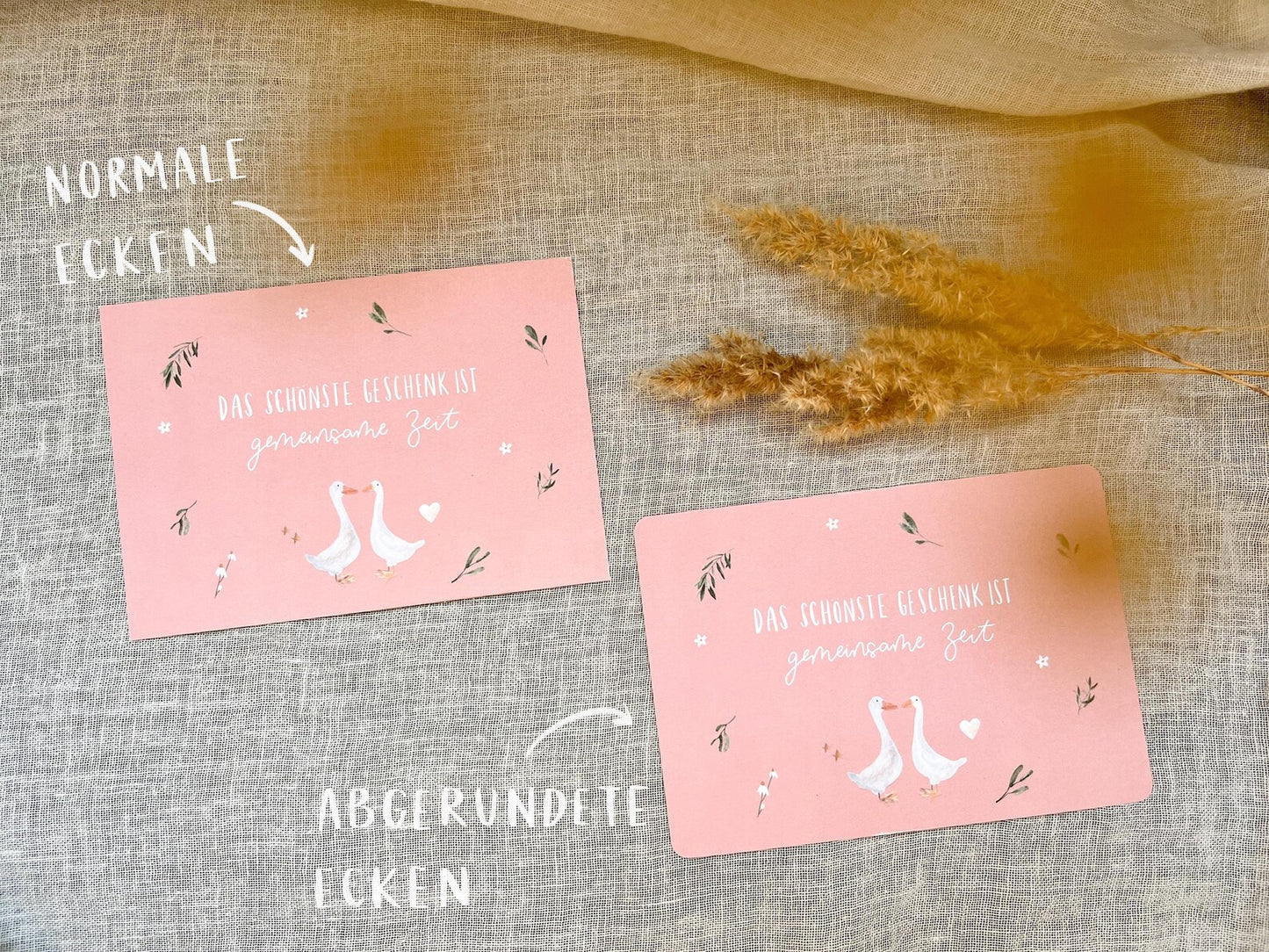 Karte für Gemeinsame Zeit – Gutschein zum Geburtstag (Postkarte A6)