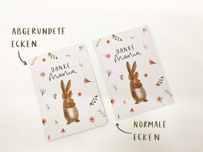 Karte zum Muttertag Danke Mama (Postkarte A6)