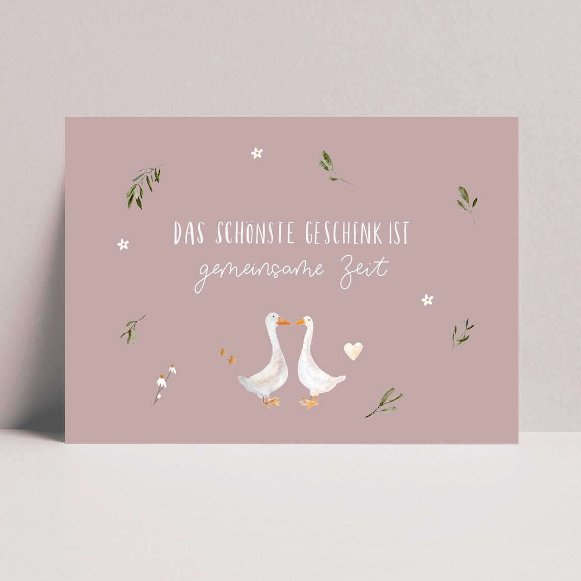 Karte für Gemeinsame Zeit – Gutschein zum Geburtstag (Postkarte A6)