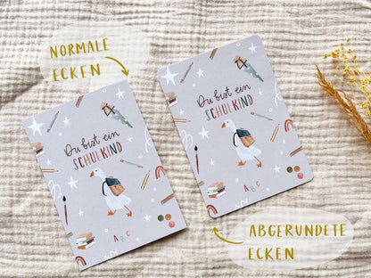 Karte Schulanfang Schulkind (Postkarte A6)