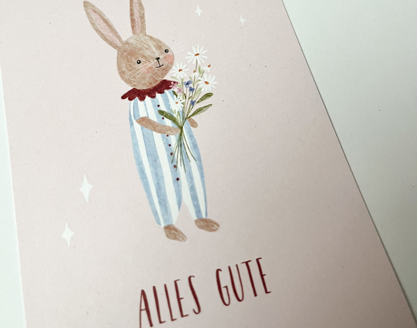 Karte Alles Gute Hase (Postkarte A6)