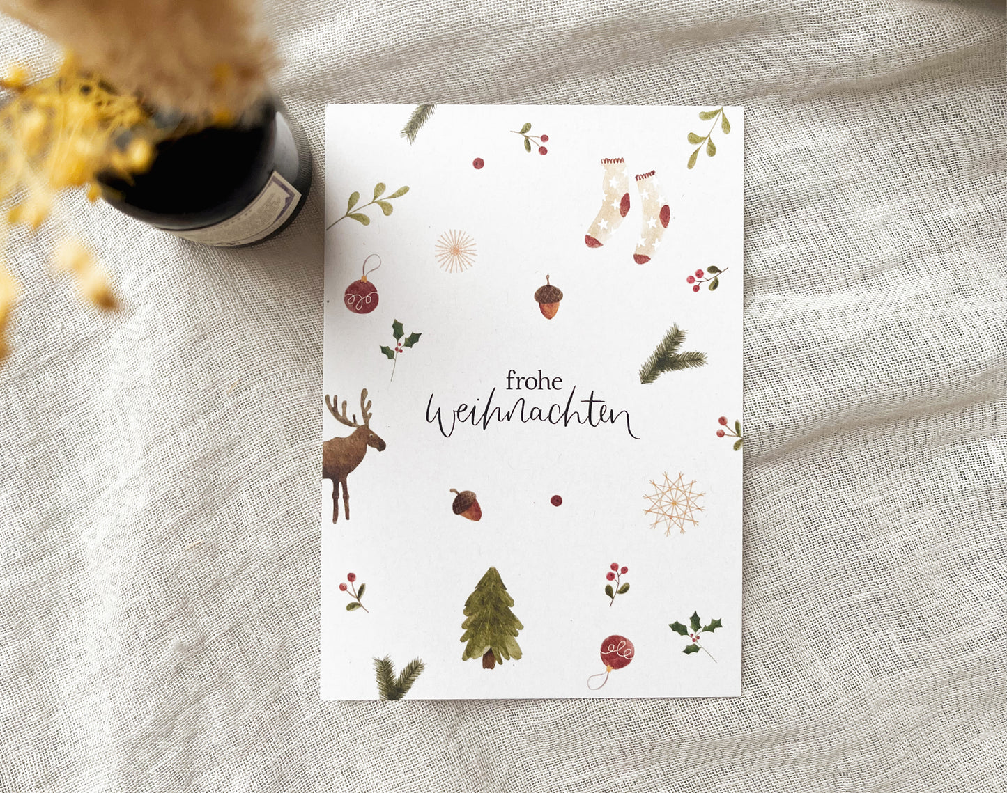 Weihnachtskarten Set / 6er Kartenset