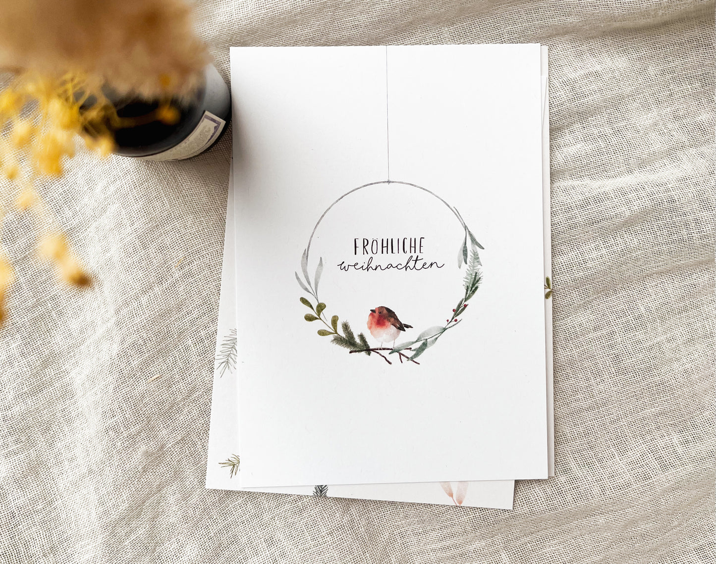 Weihnachtskarten Set / 6er Kartenset