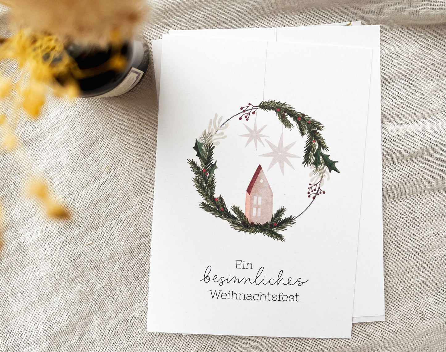 Weihnachtskarten Set / 6er Kartenset